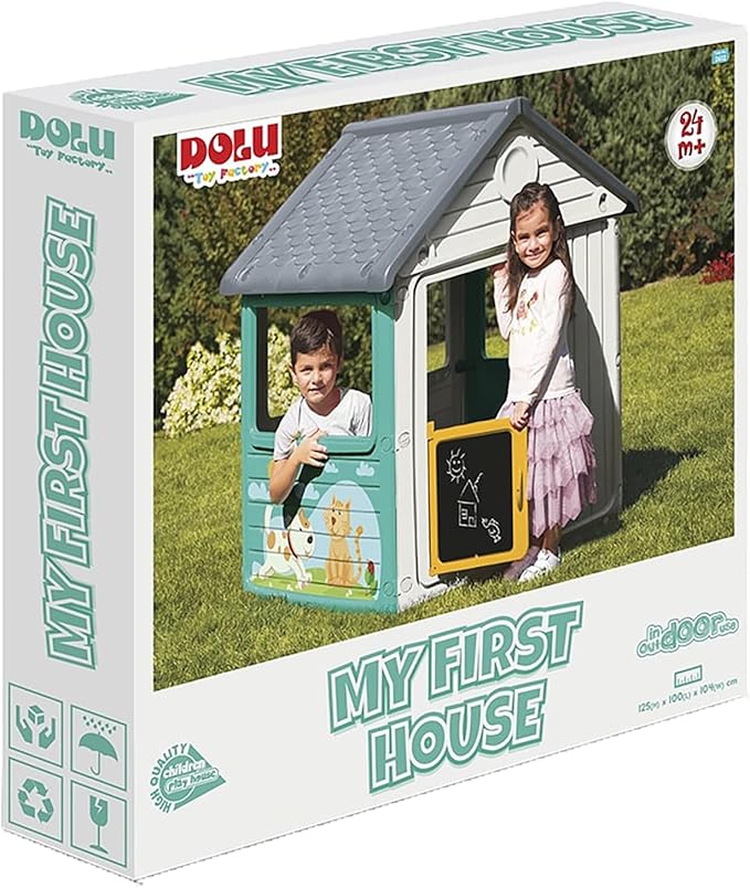 Buy Dolu My First House White & Green | Yallatoys.com