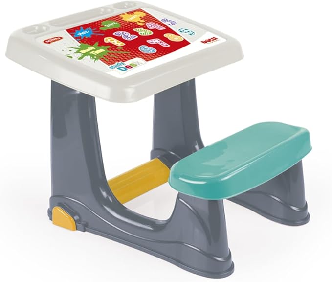 Buy Dolu Kids Study Desk With Seat Grey | Yallatoys.com