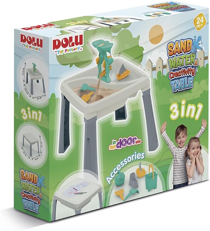 Buy Dolu Sand and Water Creativity Table | Yallatoys.com