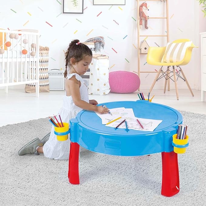 Buy Dolu Unicorn Water And Sand Activity Table Blue | Yallatoys.com