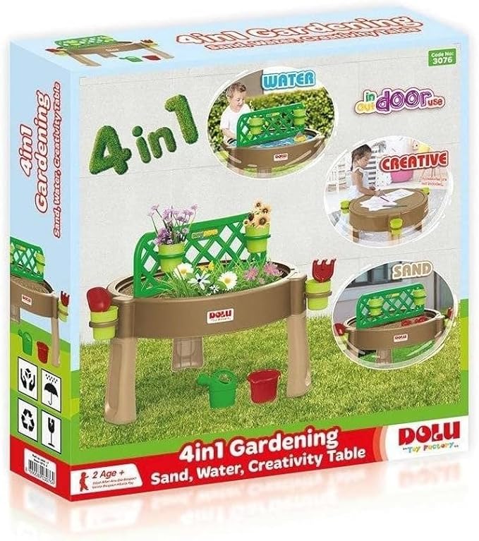 Buy Dolu Full Garden Sand Water Activity Table | Yallatoys.com