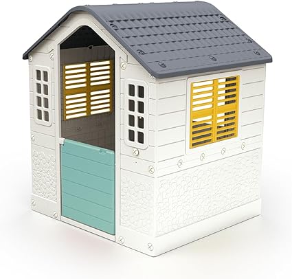 Buy Dolu Kids Outdoor Playhouse White | Yallatoys.com
