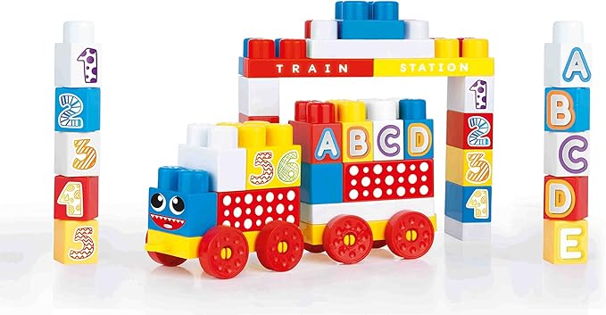 Buy Dolu Toy Factory Train JumBlocks 50 Pieces | Yallatoys.com