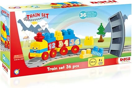 Buy Dolu Full Train Set 36 Pieces | Yallatoys.com