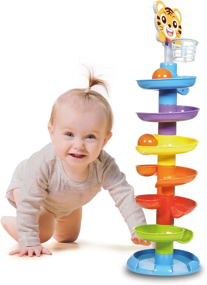 Buy Dolu Multicolor Ball Spiral Tower | Yallatoys.com