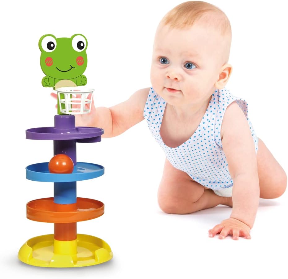 Buy Dolu Multicolor Basic Ball Spiral Tower | Yallatoys.com