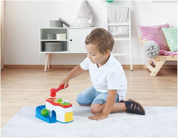 Buy Dolu Rolling Balls Hammer Bench with Balls | Yallatoys.com