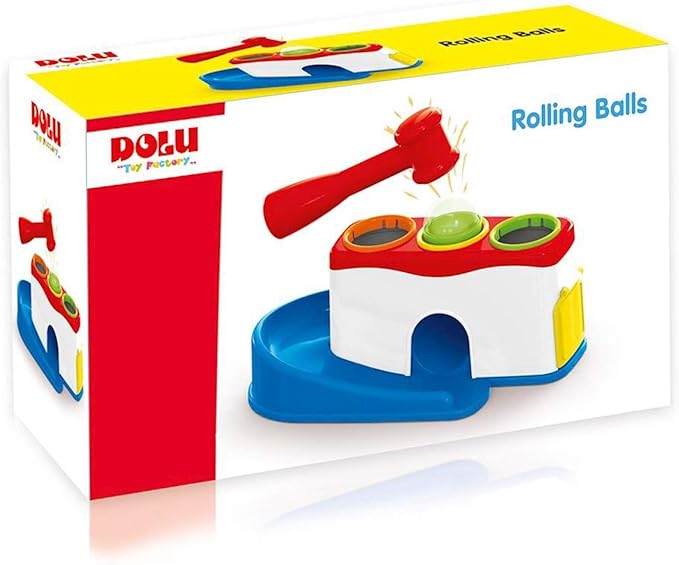Buy Dolu Rolling Balls Hammer Bench with Balls | Yallatoys.com