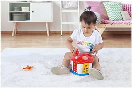 Buy Dolu Shape Sorter Sweet House With Locking Doors | Yallatoys.com