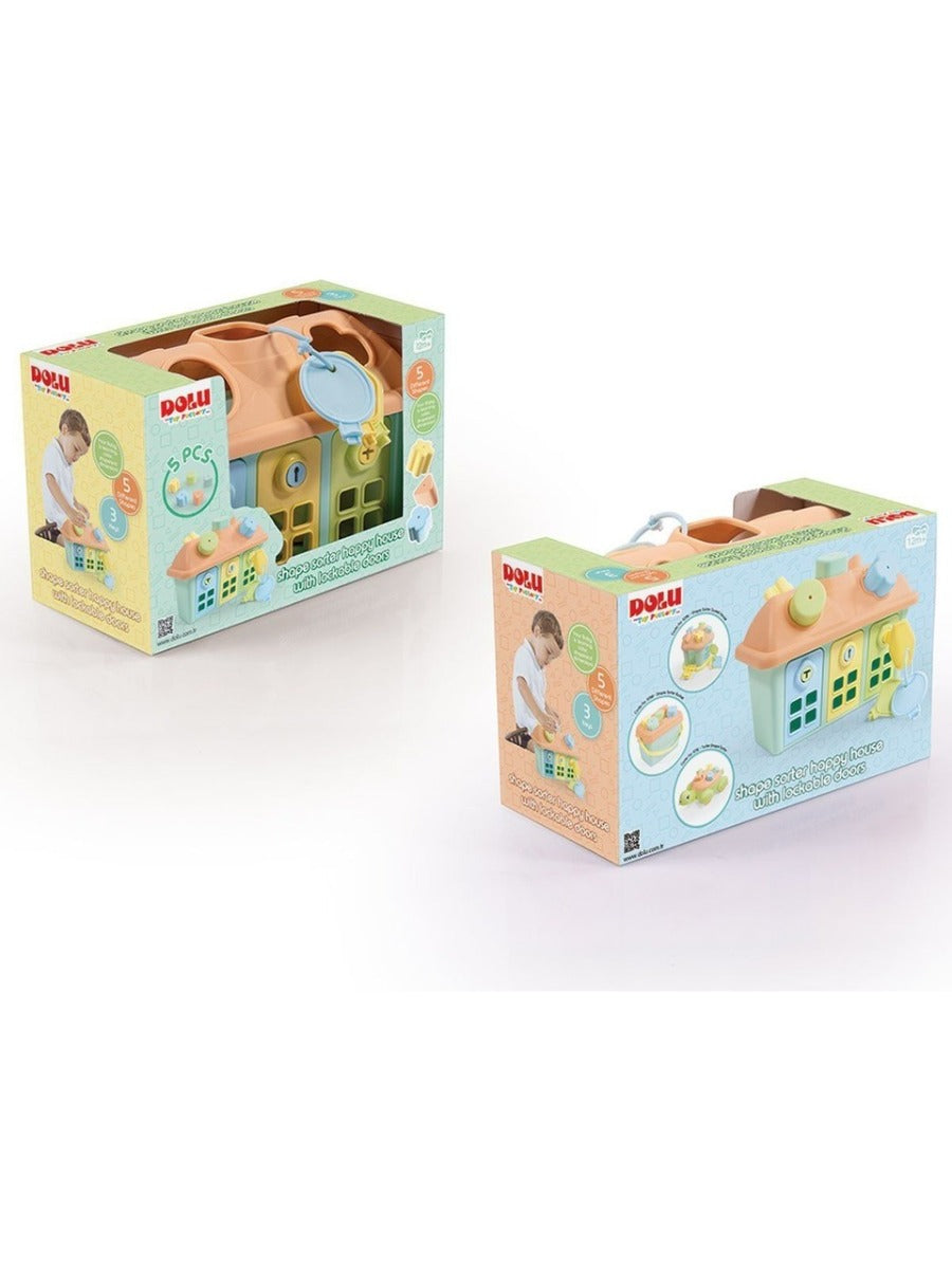 Buy Dolu Shape Sorter House with Lockable Door | Yallatoys.com