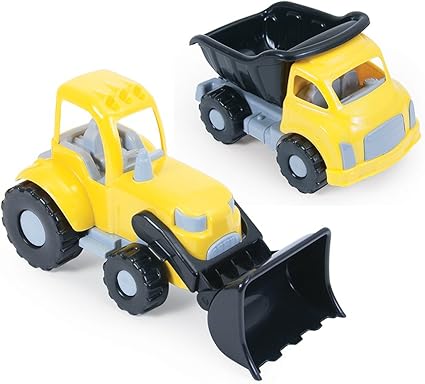 Buy Dolu Jumbo Construction Dumper Truck And Loader Set | Yallatoys.com
