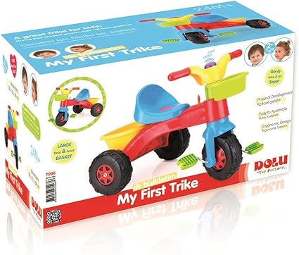 Buy Dolu My First Trike Padal Operated Ride on | Yallatoys.com