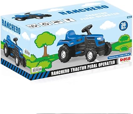 Buy Dolu Hail Ranchero Pedal Tractor Blue | Yallatoys.com