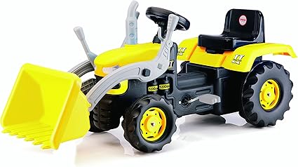 Buy Dolu Pedal Tractor With Excavator Scoop Yellow | Yallatoys.com