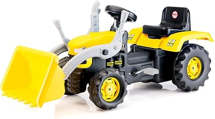 Buy Dolu Pedal Tractor With Excavator Scoop Yellow | Yallatoys.com