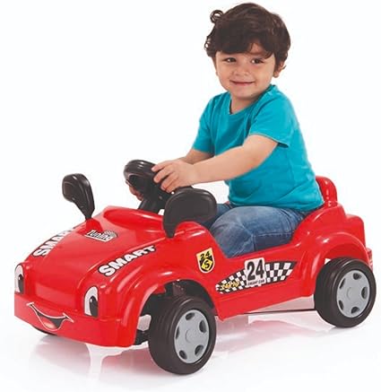 Buy Dolu Smart Car Pedal Operated Ride On Car Red | Yallatoys.com