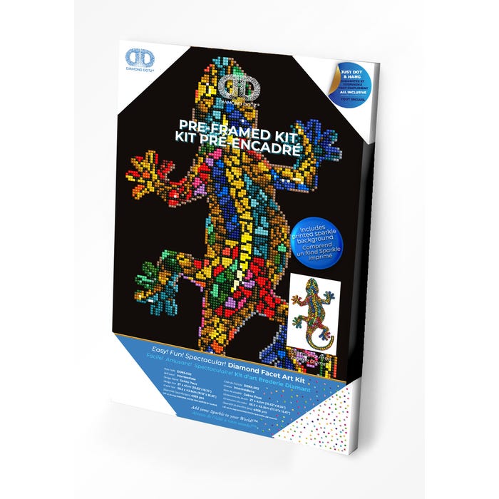Buy Diamond Dotz Gekko Paua With Frame | Yallatoys.com