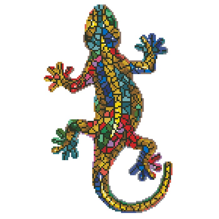 Buy Diamond Dotz Gekko Paua With Frame | Yallatoys.com