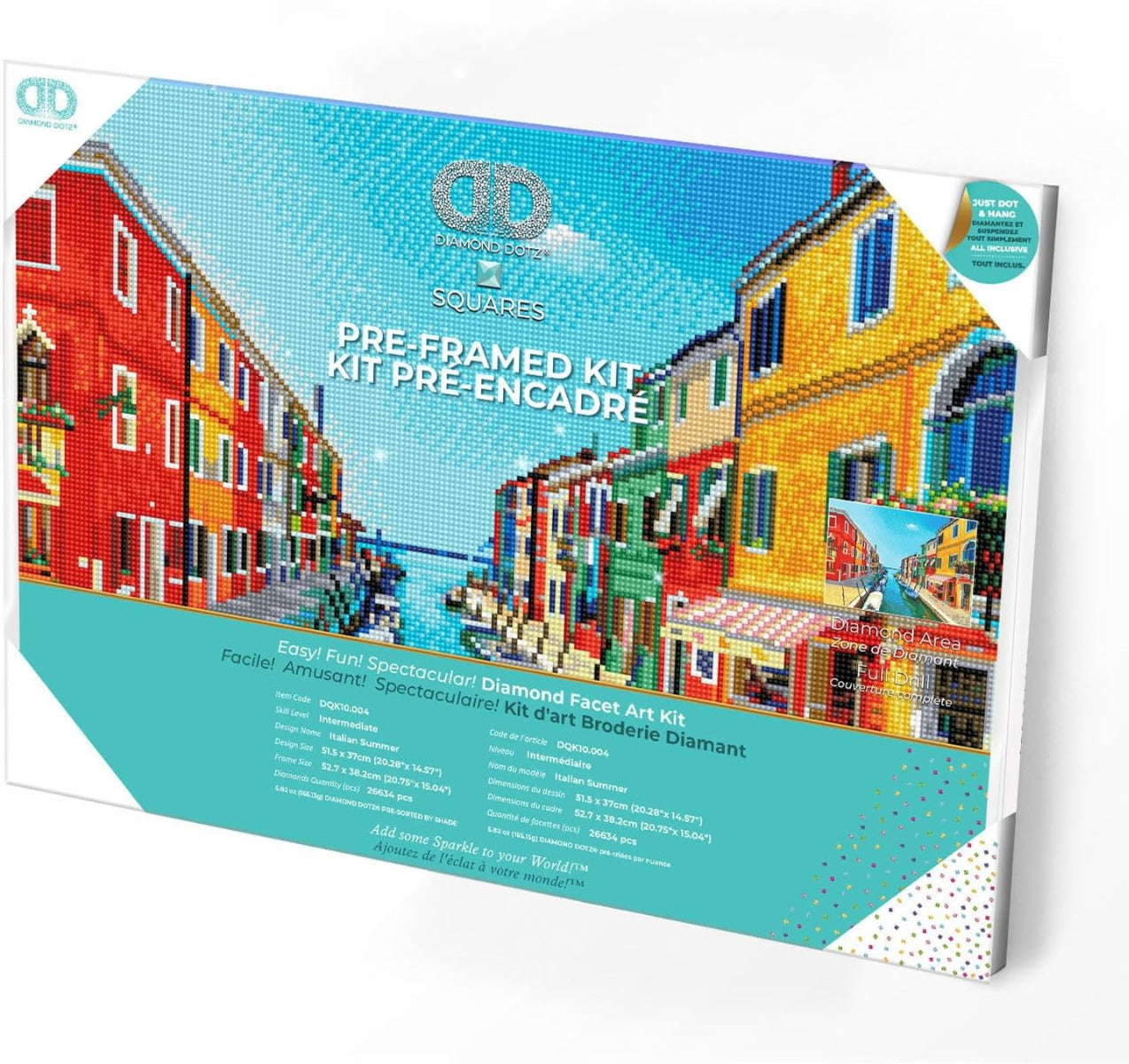 Buy Diamond Dotz Italian Summer Pre Framed Kit | Yallatoys.com