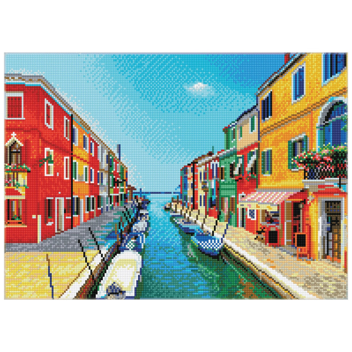 Buy Diamond Dotz Italian Summer Pre Framed Kit | Yallatoys.com