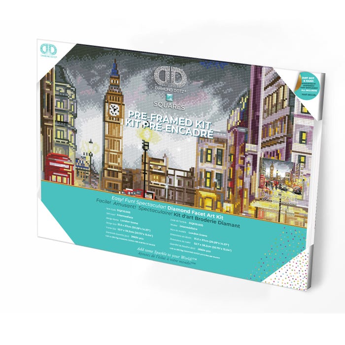 Buy Diamond Dotz London Scene Pre Framed Kit | Yallatoys.com