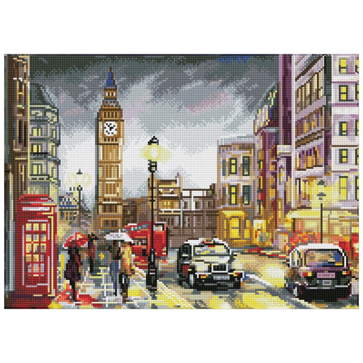 Buy Diamond Dotz London Scene Pre Framed Kit | Yallatoys.com