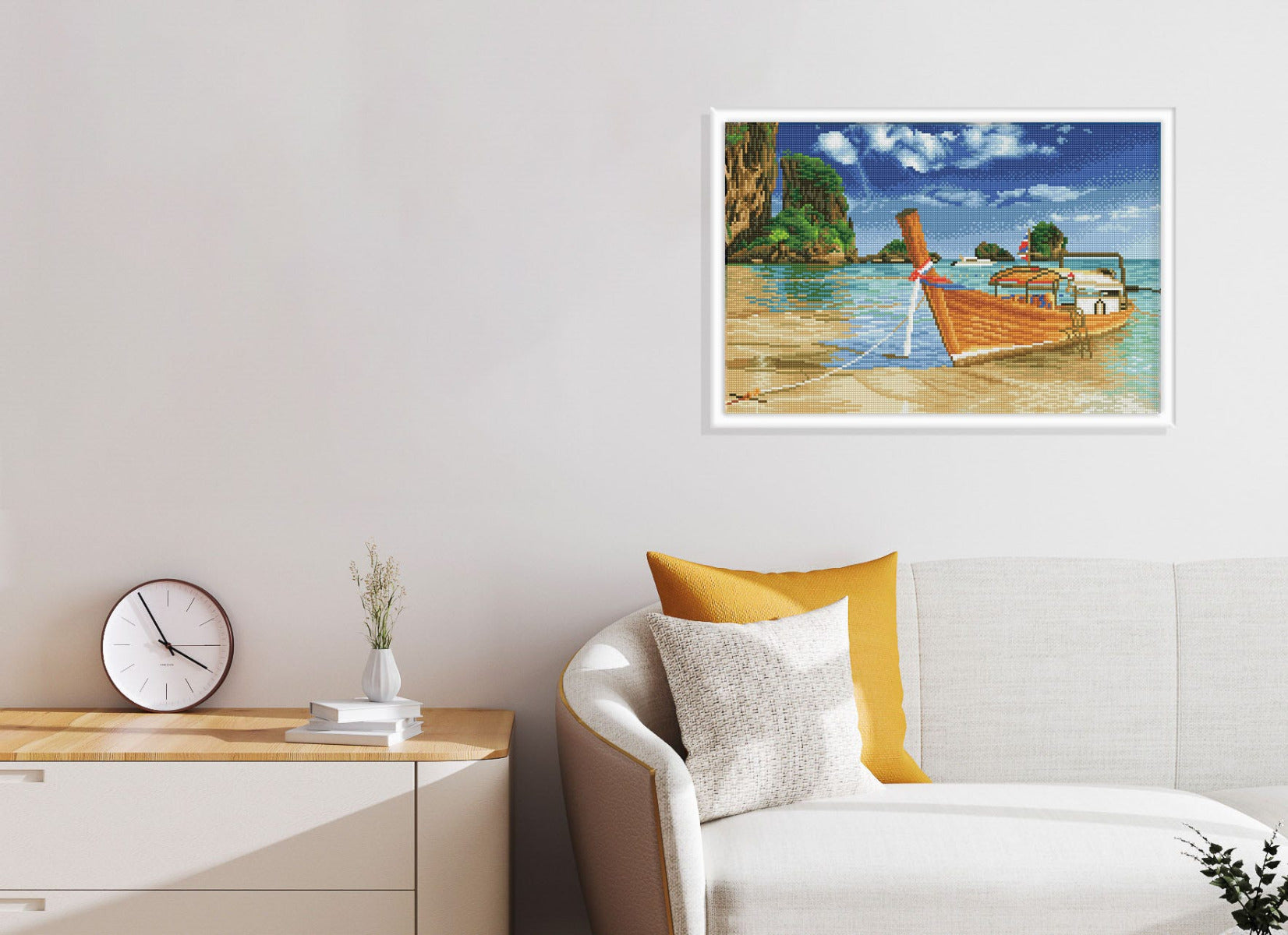 Buy Diamond Dotz Thai Escape Pre Framed Kit | Yallatoys.com
