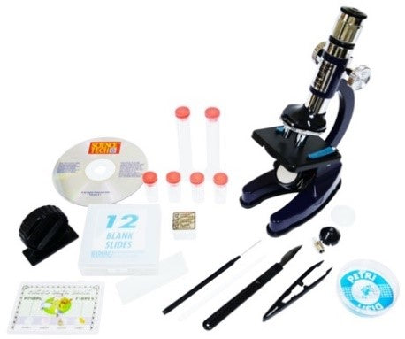 Buy Edu Toys Microscope Set Precision Optics Zoom in 100X,300X,600X | Yallatoys.com