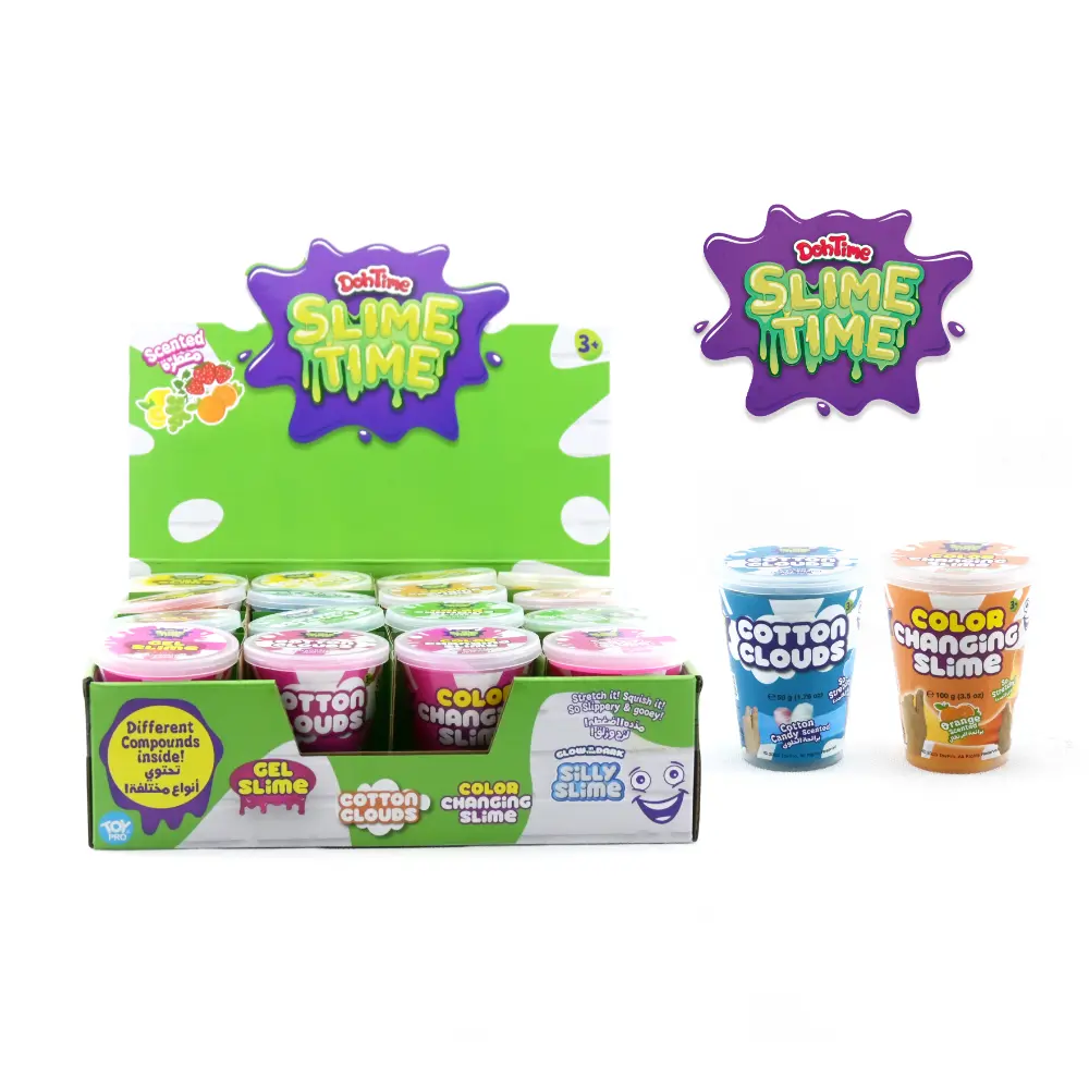 Buy Doh Time Slimetime Novelties Single Can Pdq16 Woc Assorted (Sold Separately Subjected to Availability) | Yallatoys.com