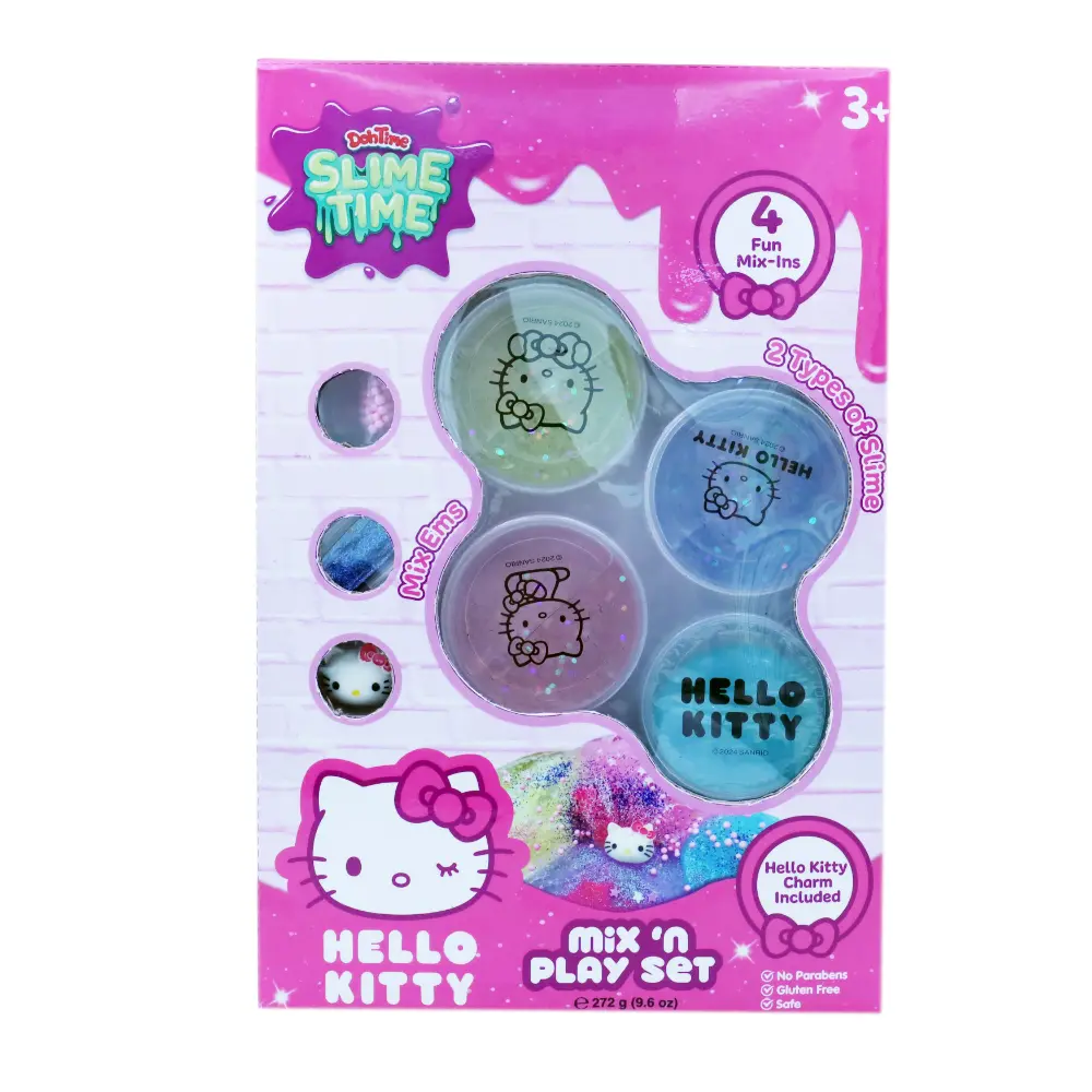 Buy Doh Time Slimetime Hello Kitty Mix N Play Set | Yallatoys.com