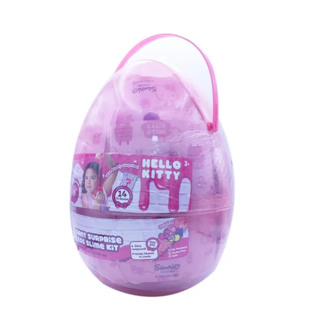 Buy Doh Time Hello Kitty Slimetime Giant Surprise Egg Slime Kit | Yallatoys.com