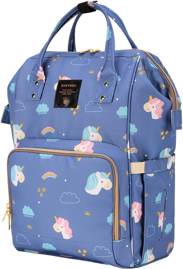 Sunveno  Diaper Bags Unicorn Blue Sunveno Yallatoys