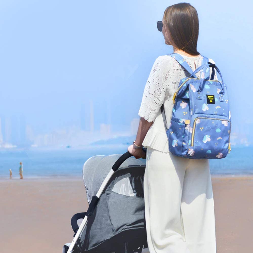 Sunveno  Diaper Bags Unicorn Blue Sunveno Yallatoys