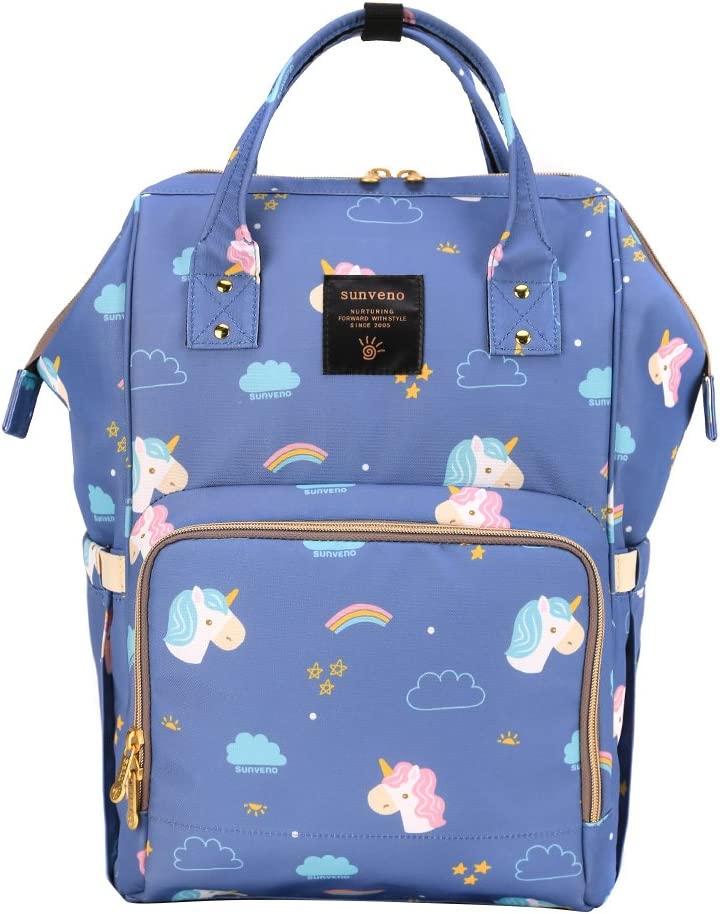 Sunveno  Diaper Bags Unicorn Blue Sunveno Yallatoys