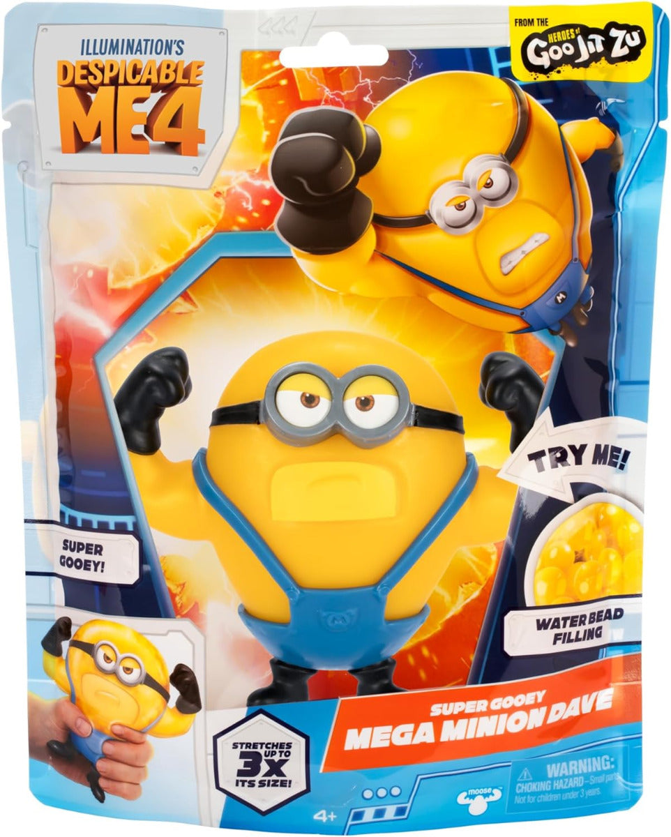 Buy Despicable Me 4 Super Squishy Mega Dave Heroes of Goo Jit Zu Action Figure | Yallatoys.com