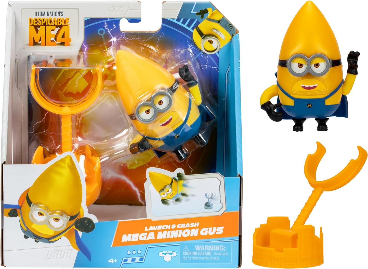 Buy Despicable Me 4 Launch & Crash Mega 4.5inch Gus Action Figure | Yallatoys.com