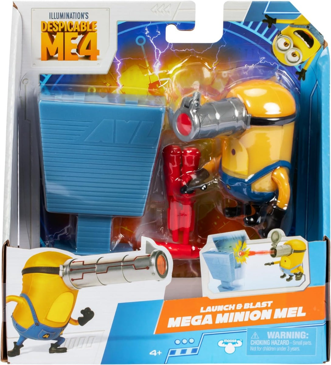 Buy Despicable Me 4 Launch & Blast Mega 4.5inch Mel Action Figure | Yallatoys.com