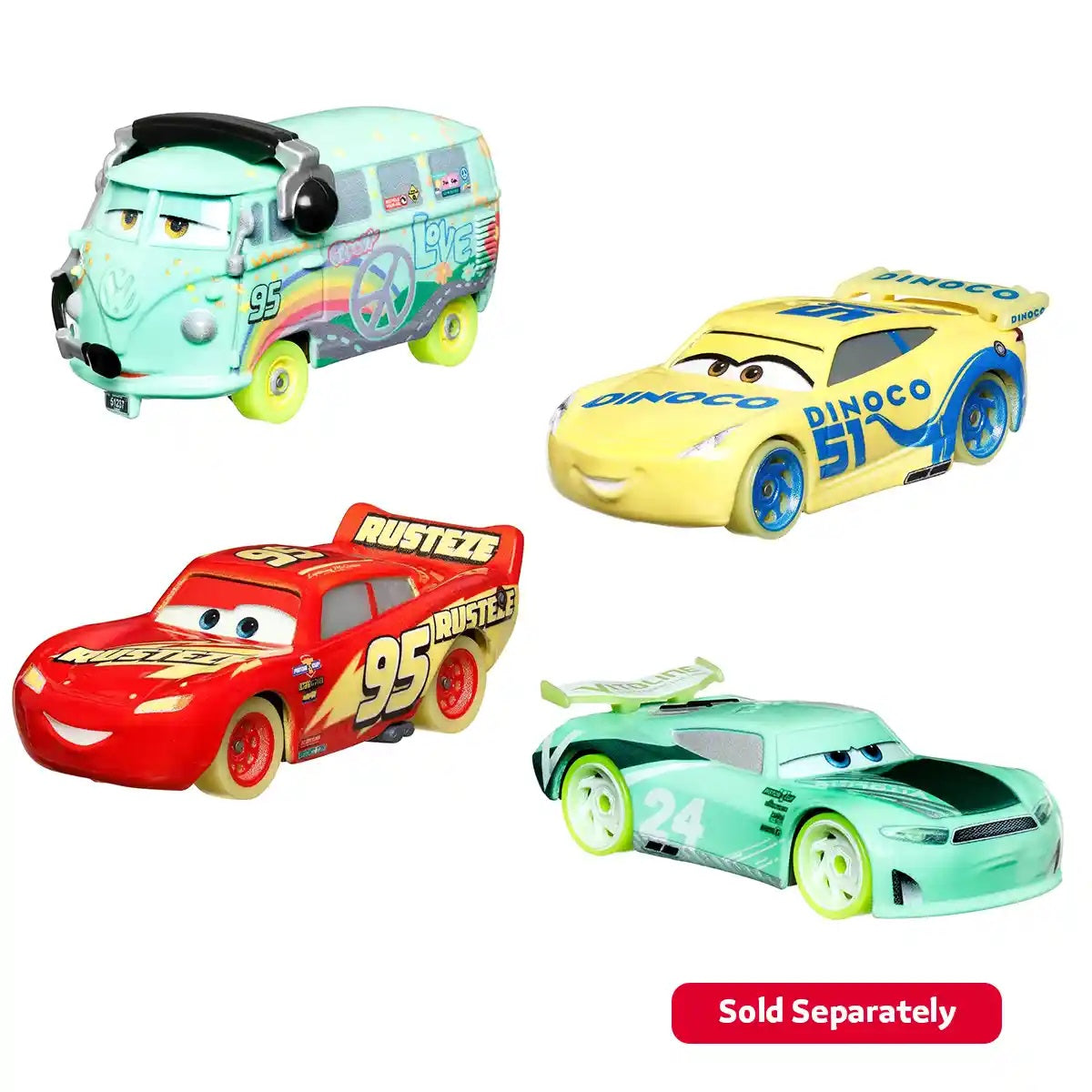 Buy Disney and Pixar Cars Night Racing Die Cast Singles (Sold Separately Subjected To Availability) | Yallatoys.com