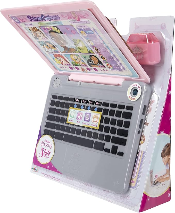 Buy Disney Princess Style Play Laptop | Yallatoys.com