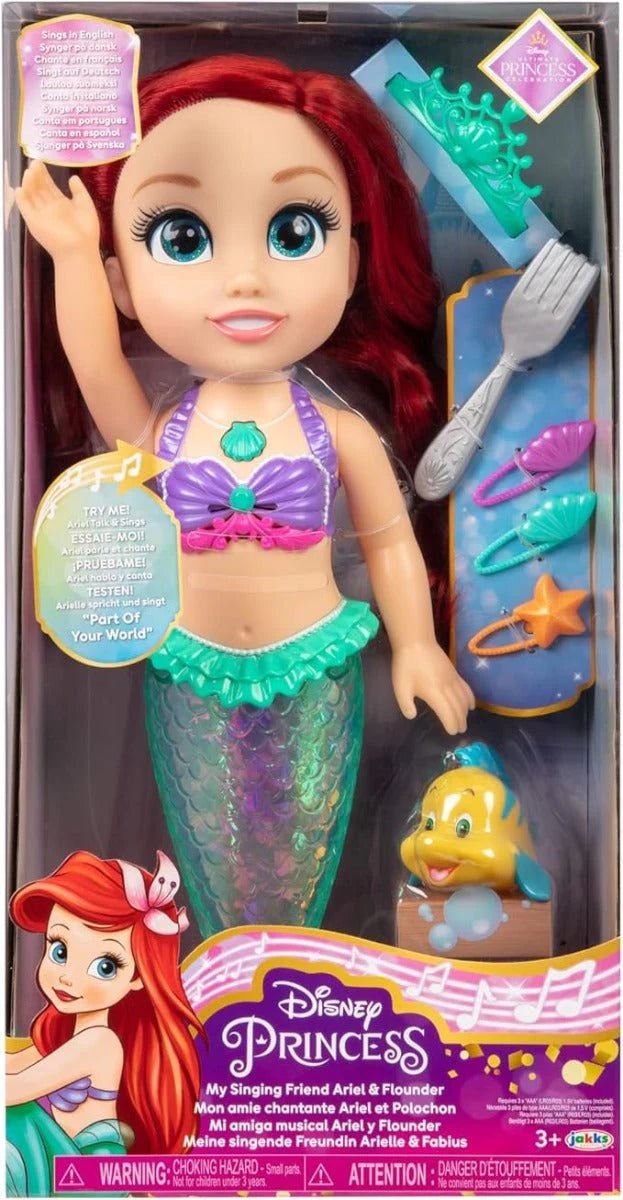 Buy Disney Princess Doll Ariel Singing Friend 14 Inch | Yallatoys.com