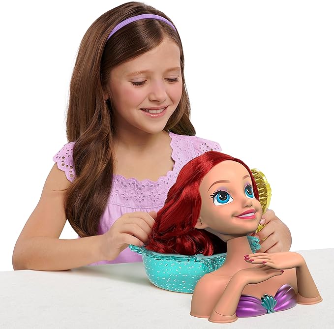 Buy Disney Princess Feature Spa Styling Head Ariel | Yallatoys.com