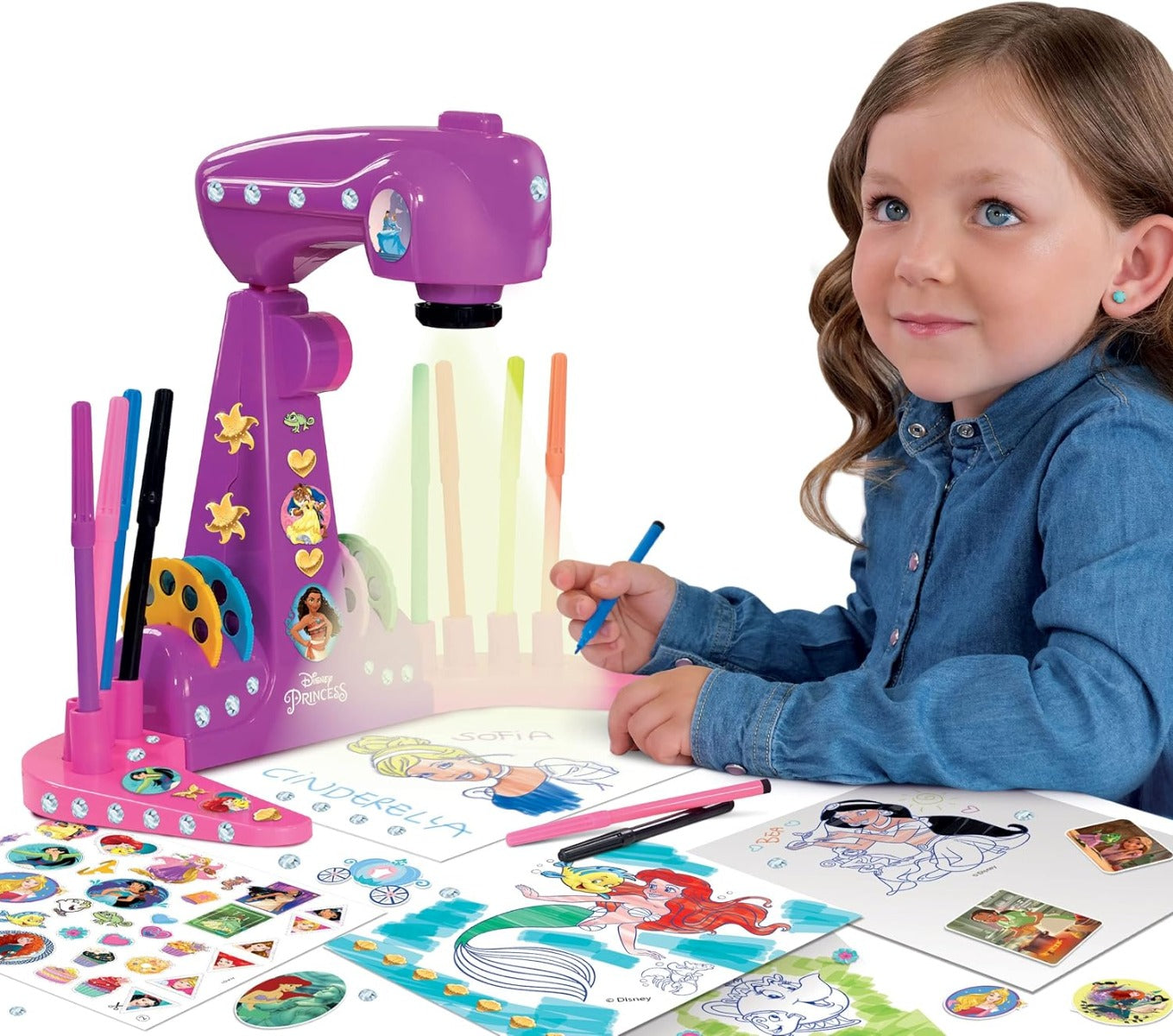 Buy Disney Princess Projector Drawing School | Yallatoys.com