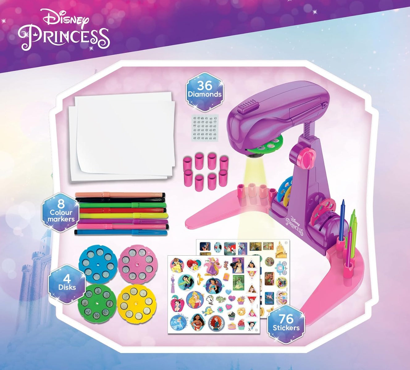 Buy Disney Princess Projector Drawing School | Yallatoys.com