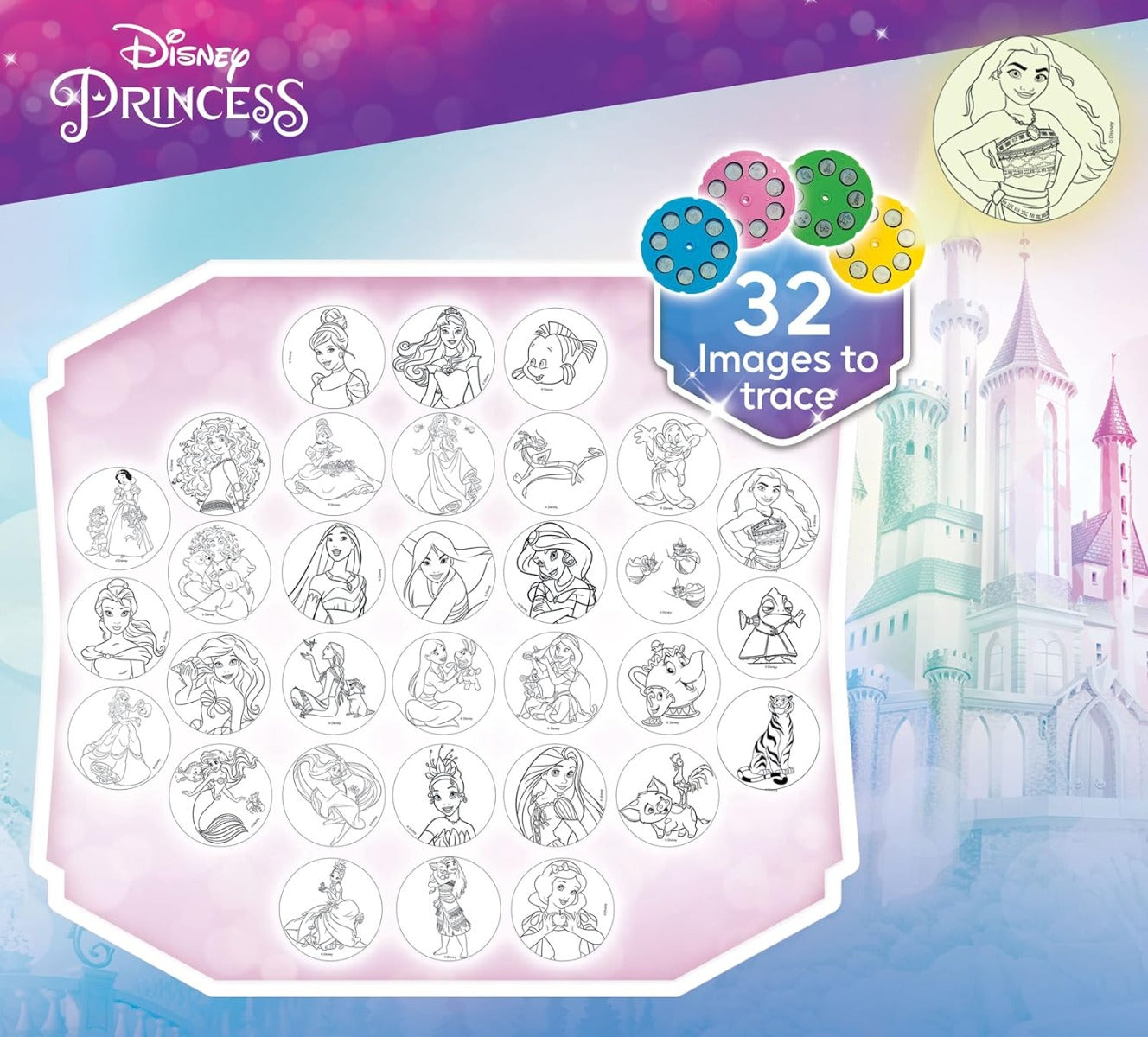 Buy Disney Princess Projector Drawing School | Yallatoys.com
