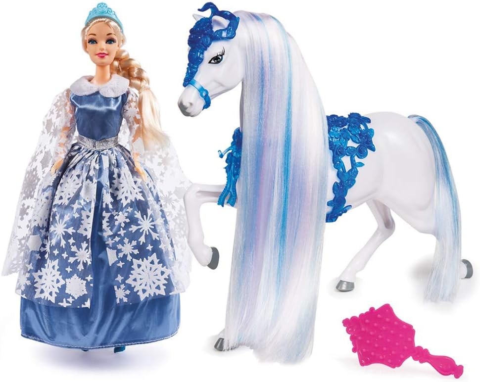Buy Disney Princess Snow Queens 30cm Fashion Doll with Horse | Yallatoys.com