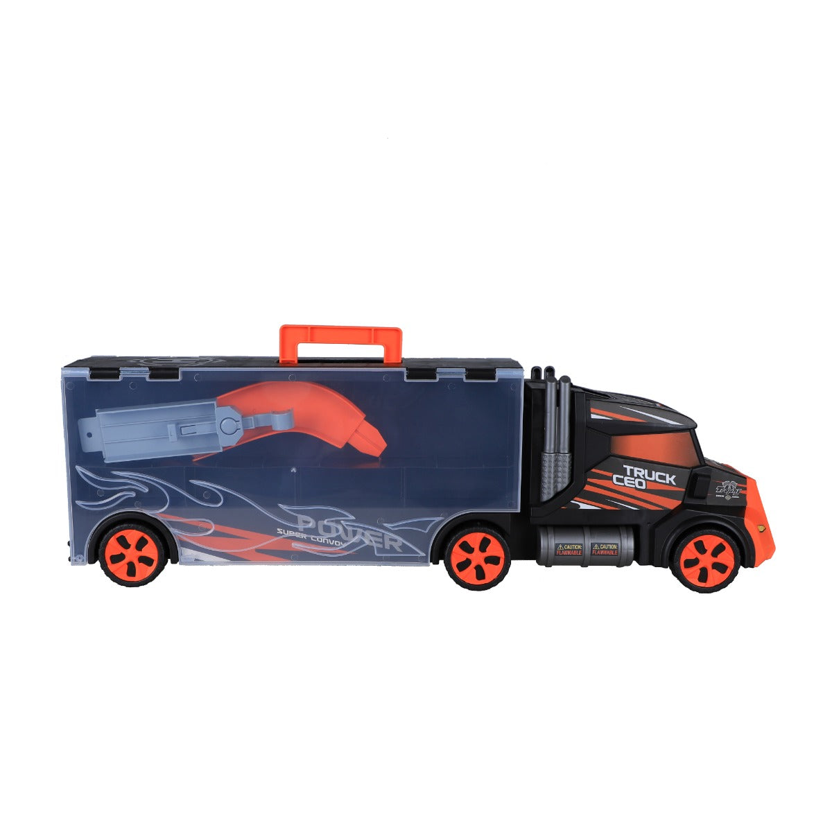 Buy Dpower Trailer track truck Orange | Yallatoys.com