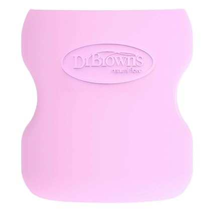 Dr Browns 5oz Glass Bottle Sleeve Pink Dr Browns Yallatoys