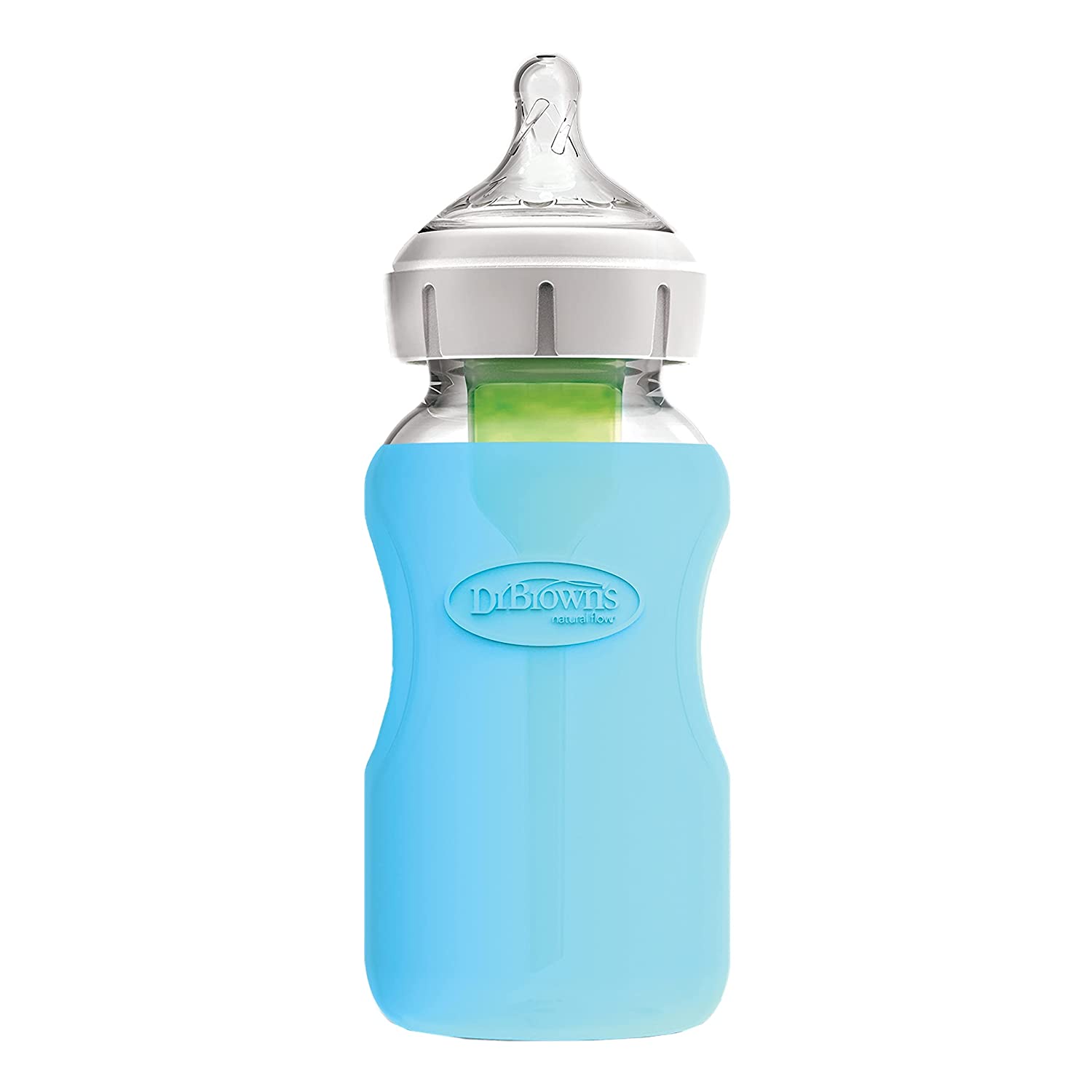 Dr.Browns 4 Oz/120 Ml Narrow Glass Bottle Sleeve Blue