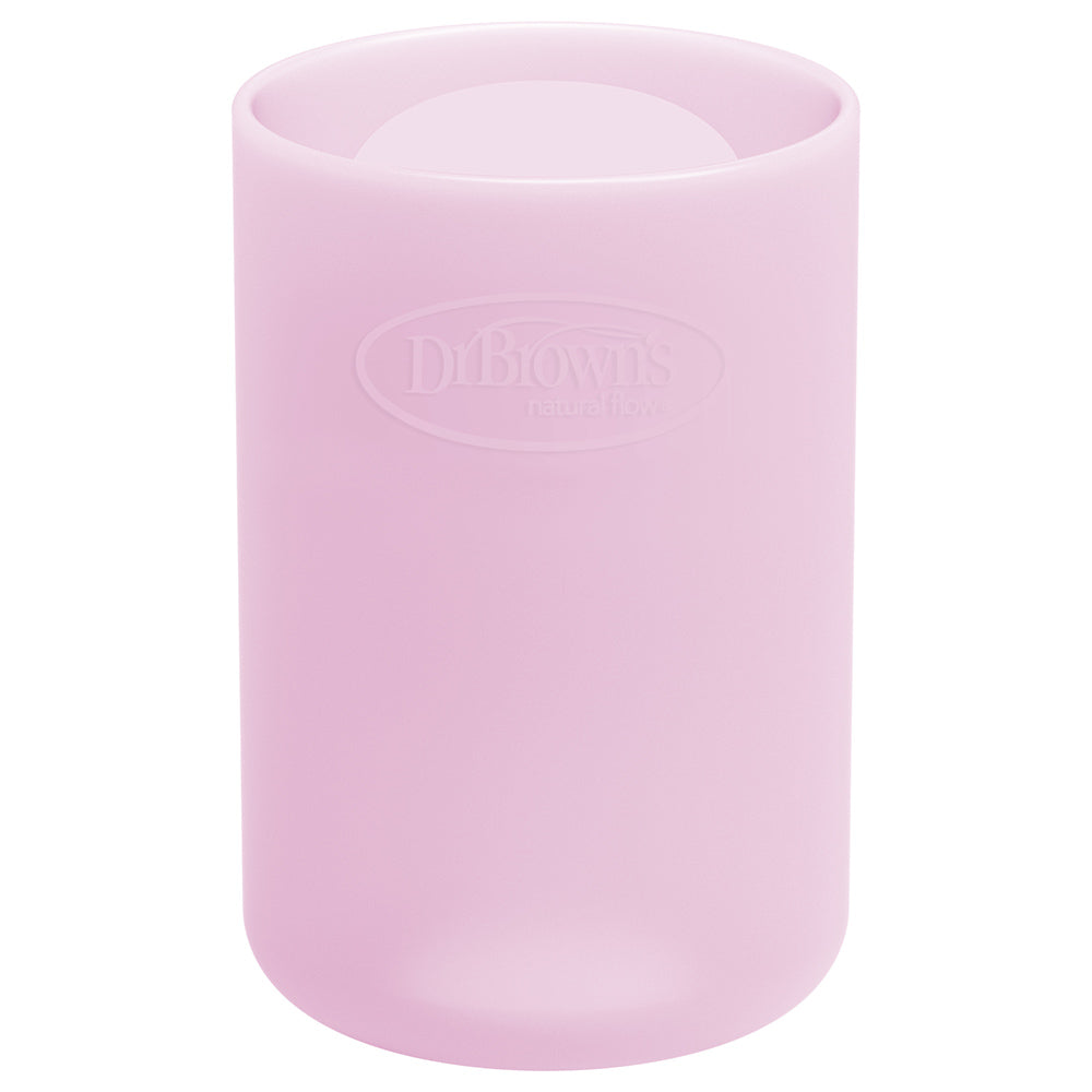 Dr.Browns 4 Oz/120 Ml Narrow Glass Bottle Sleeve Pink Dr Browns Yallatoys