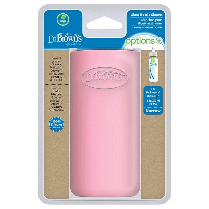 Dr Browns Narrow Baby Bottle Sleeve Pink 8oz Dr Browns Yallatoys